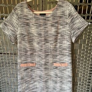 Tweed Sheath Dress-Plus Size